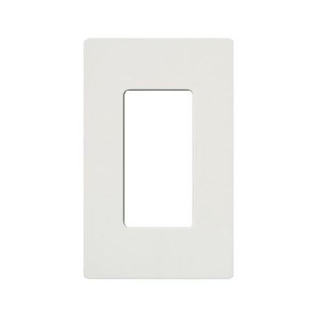 Claro® CW-1-WH Standard Wallplate, 1 Gang, 4.69 in H x 2.94 in W, Thermoplastic, White