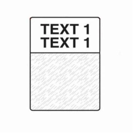 Brady® M-136-427 M Series Label Maker Cartridge, 3/4 in L x 1 in W, For Use With: BMP®41, BMP®51 and BMP®53 Printer