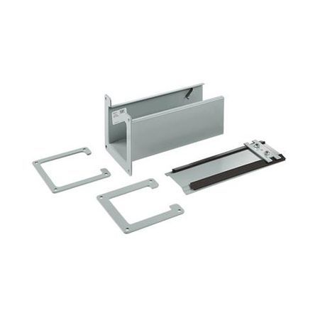 Hoffman F22LA F10 Adjustable Telescope Fitting, 10-1/4 in L x 2-1/2 in W x 2-1/2 in H, Steel, Gray