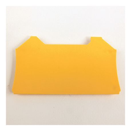Rockwell Automation End Barrier, Yellow, Qty. 50