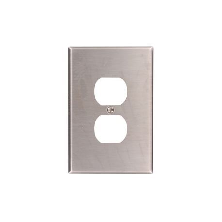 Leviton 84103 40 Oversized Wallplate 1 Gang Stainless Steel 5