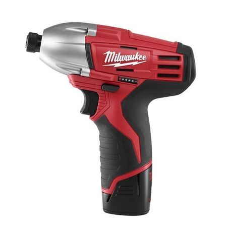 Milwaukee M12 Light Weight Cordless Impact Driver Kit 1 4 In Hex Milwaukee M12 Light Weight Cordless Impact Driver Kit 1 4 In Hex Drive 0 3000 Ipm 850 Lb Torque 12 V State Electric