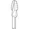 Greenlee® Kwik Stepper® 36018 Multi-Hole Step Bit, 9.7 mm Diameter Maximum Hole