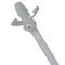 Ty-Rap® TY538M Push Mount Cable Tie, 7.88 in L x 0.184 in W x 0.05 in THK, Nylon/Polyamide 6.6