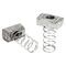 Superstrut® A100-3/8AL Regular Spring Nut, 3/8-16 Thread, For Use With: A and C Series Channel and Insert, Aluminum