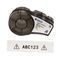 Brady® M21-750-595-WT All Weather Permanent Adhesive Vinyl Label Tape with Ribbon for M210 M211 BMP21-PLUS Printers - 0.75" , Black on White, Cartridge of 21 Feet, Ribbon Series: R6000HF