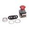 Rockwell Automation 800T-FXM6A Non-Illuminated Push-Pull Switch, 30.5 mm, 1NO-1NC Contact Configuration, Mushroom Head/Push/Pull Operator, Red