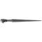 Klein® 3238 Construction Ratchet Socket Wrench, Measurement System: Imperial, 1/2 in Drive, Teardrop Head Shape, 15 in OAL, Steel, Black Oxide, Yes Reversible
