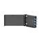 Hubbell Fiber Wallmount Cabinet, Single- Door, 1 FSP Adapter Panels (Unloaded)