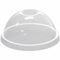 Lollicup® Clear Plastic 5oz-12oz Dome Cup Lids with Hole (C-HDL662-A)