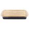 Durable® Black and Gold 108oz Extra Large Foil Entree Container with Dome Lid Combo (9664-PT-25)