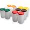 Carlisle® Stor N' Pour® 1 QT Backup Container with Assorted Color Caps (PS602N00)