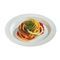 EcoSense™ White 7.5" Plastic Luncheon Salad Plates (ECOS75WH)