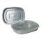 Durable Packaging International® Large Silver Side Dish with Dome Lid (9553-SL-50)