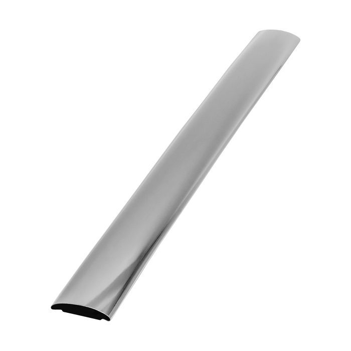 3 4 Wide Polished Chrome Finish Pvc Decorative Half Round Trim With Adhesive Foam Tape 250 Coil Ouer Half Round Trim With Adhesive Foam Tape, Plastic Half Round Trim