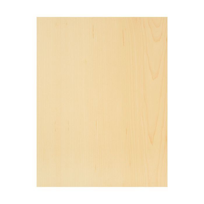 2 High X 8 Wide Unfinished Maple Wood Veneer Sheet With Adhesive