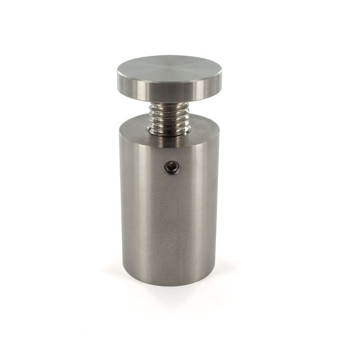 Sign Standoff 3//4 Diameter x 1-1//2 Barrel Length Brushed Stainless Finish Eco Lock Series Tamper Proof Standoff Pack of 4 by Outwater