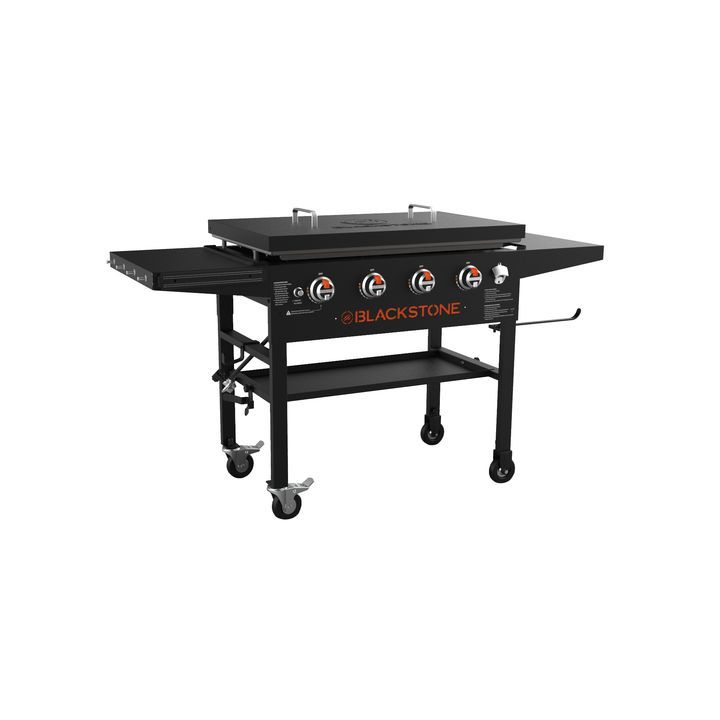 36 4 Burner Griddle Grill With Hard Cover Theisen S Home Auto 4 Burner Griddle Grill With Hard Cover, Outdoor Griddle Grill With Lid