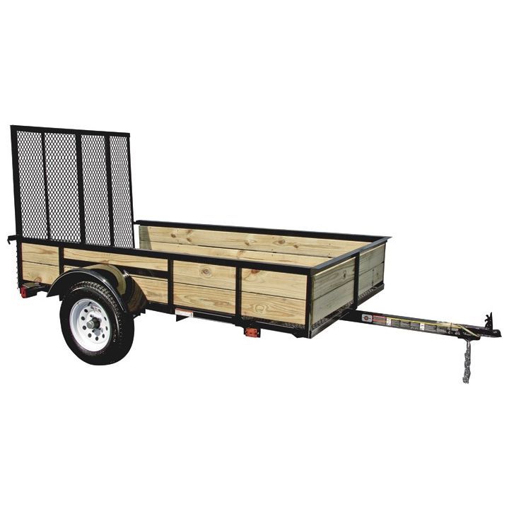 5x 8 Wood Sided Utility Trailer 5x 8 Wood Sided Utility Trailer