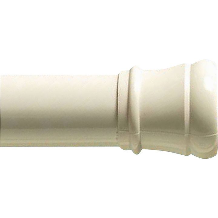 Zenith 604w Straight Shower Curtain Rod 60 In L Steel White Zenith 604w Straight Shower Curtain Rod 60 In L Steel White