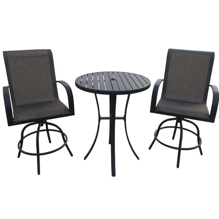 Backyard Expressions Bar Height 3 Piece Patio Set - Bar Patio Sets Backyard Expressions Bar Height 3 Piece Patio Set - Bar Patio Sets