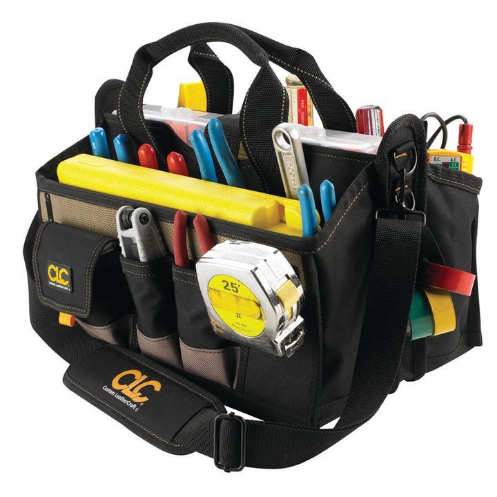 Custom Leathercraft Tool Works 1529 Contractor Grade Bag 16 In Custom Leathercraft Tool Works 1529 Contractor Grade Bag 16 In L X 9 W
