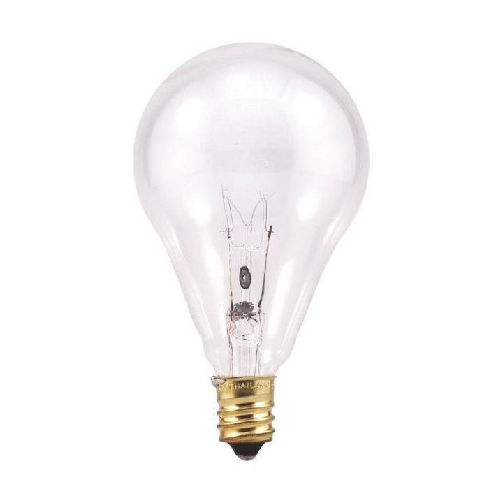 60 Watt A15 Incandescent Candelabra Base Ceiling Fan Light Bulb 60 Watt A15 Incandescent Candelabra Base Ceiling Fan Light Bulb