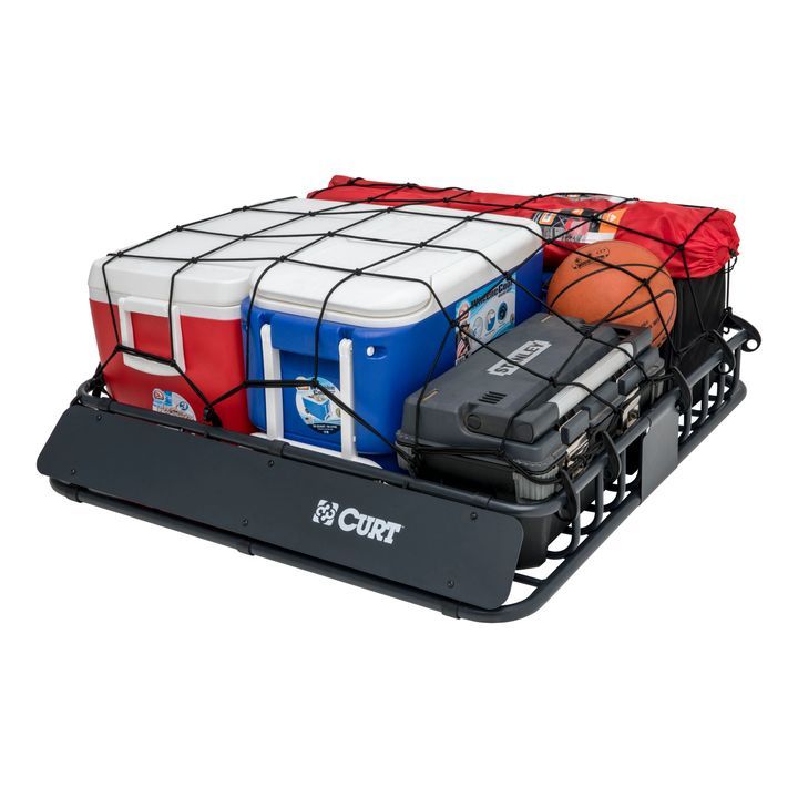 Cargo Carriers: 42" x 37" Black Steel Roof Rack Cargo ...