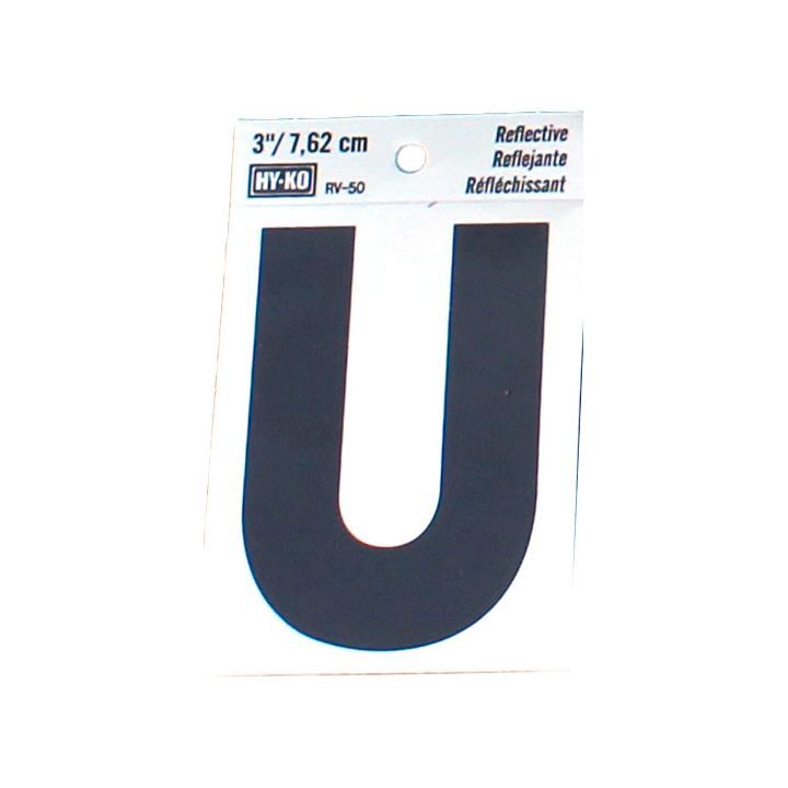 3" Reflective Self-Adhesive Letters (Style/Type: Letter "F") | Theisen