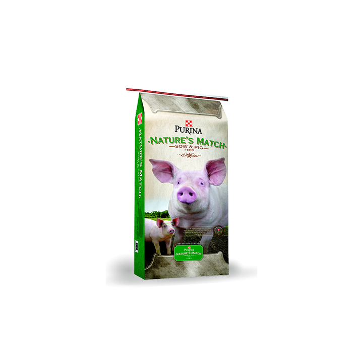 50 Lbs Nature’s Match Sow & Pig Complete Feed | Theisen's Home & Auto