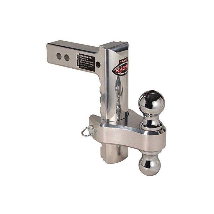 8 Aluminum Adjustable Hitch With Dual Hitch Ball And Receiver