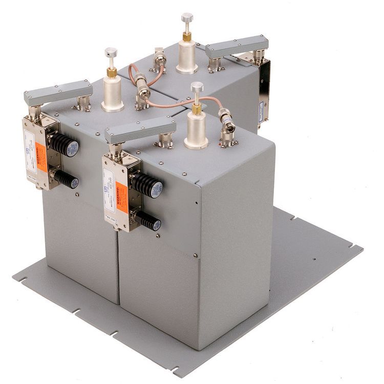 EMR 19" EIA Rack Mount 3 Channel Filter Ferrite Transmitter Combiner