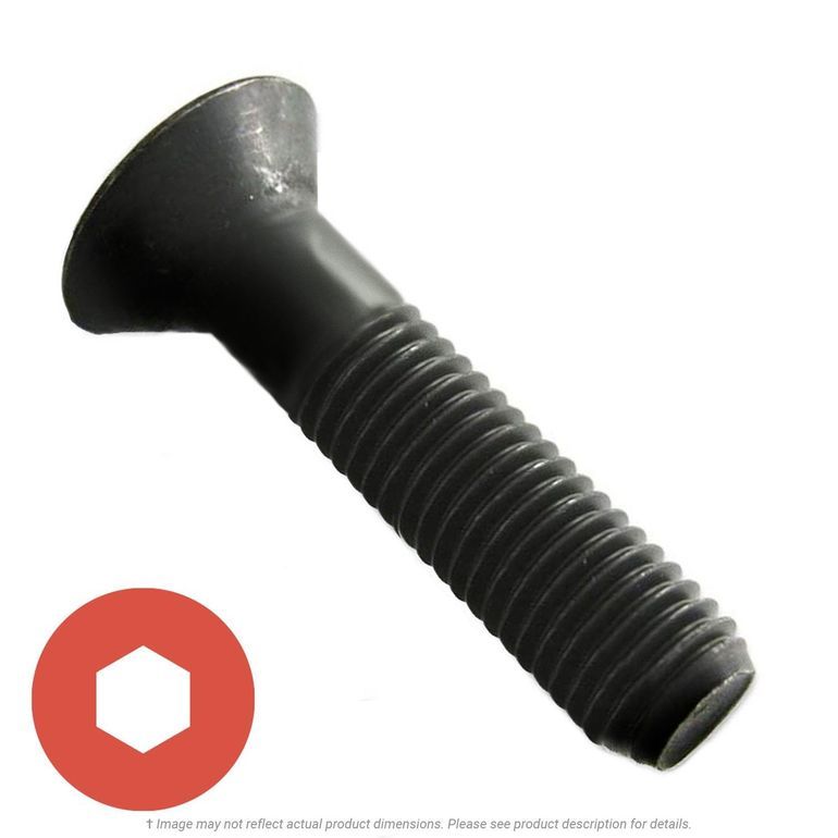 3/8"16 x 31/2" Flat Head Socket Cap Screw K.L. Jack