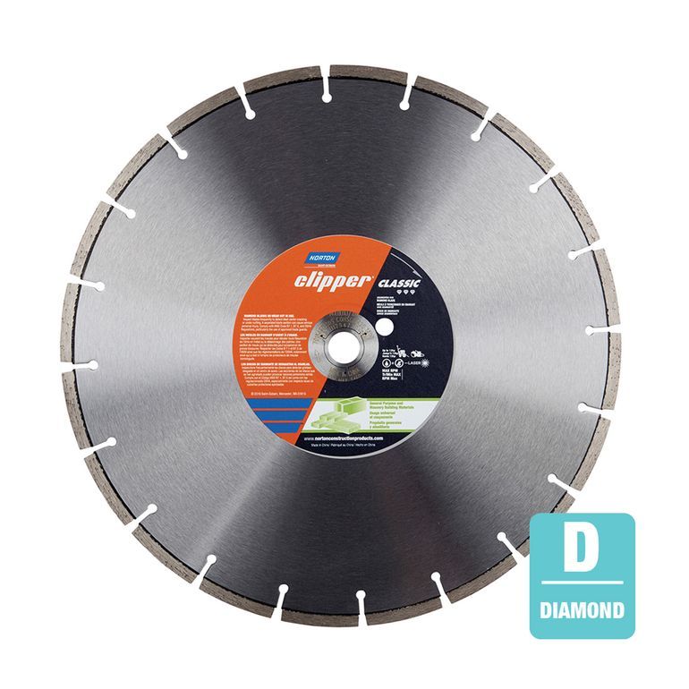 Norton 14" Classic Diamond Blade x 0.110" Thick K.L. Jack