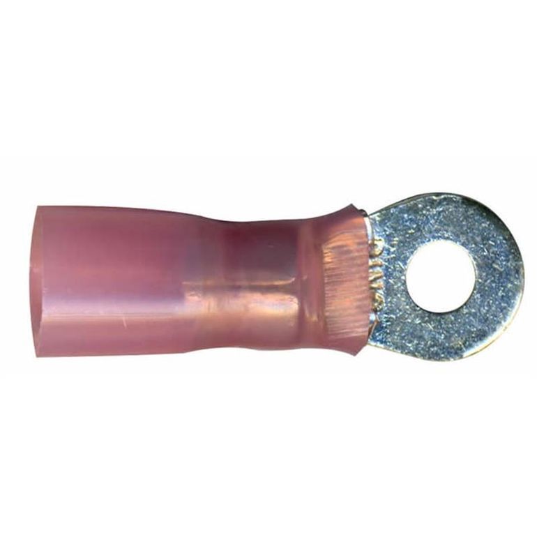 Heat Shrink Ring Terminal 8 AWG 10 Stud K.L. Jack
