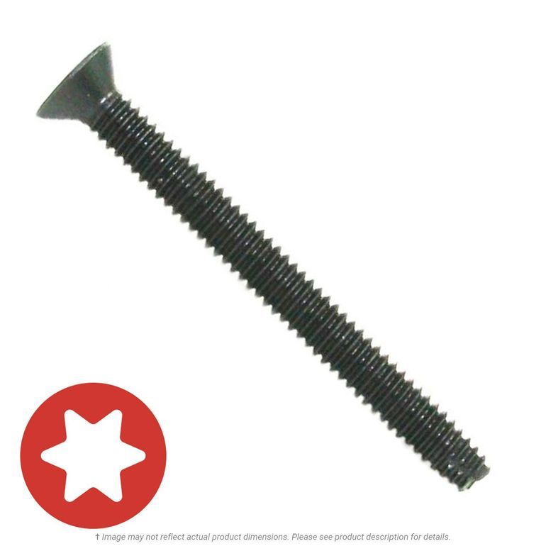 1/4"20 x 2" Flat Head Floorboard Screw, 6Lobe Star Drive [T30] K.L. Jack