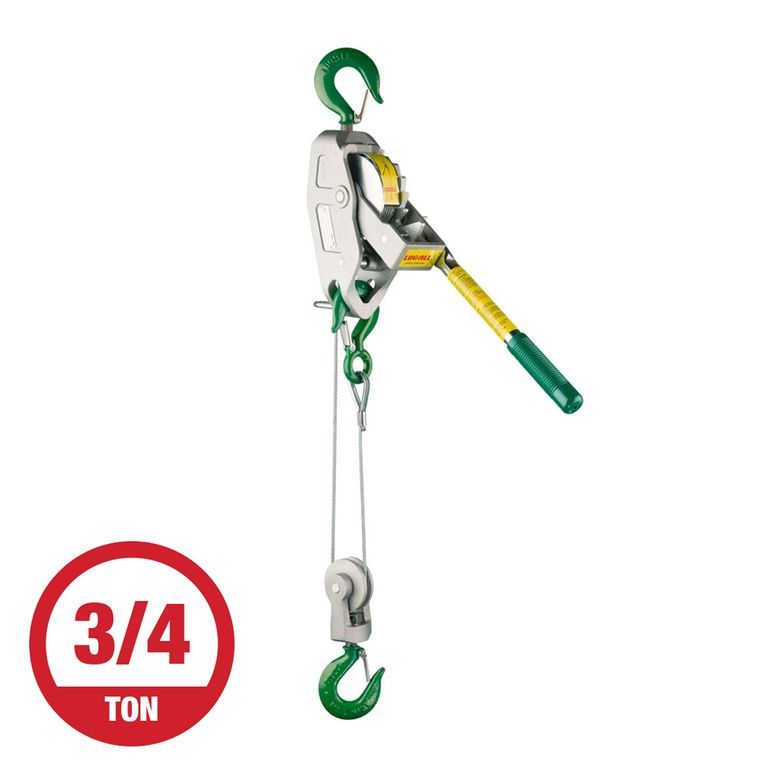 LugAll 3/4 Ton Cable Winch Hoist K.L. Jack