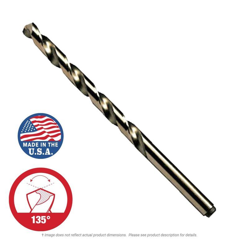 5/16" Cobalt Premium 135° HSS Jobber Drill Bit 6 per Pack K.L. Jack