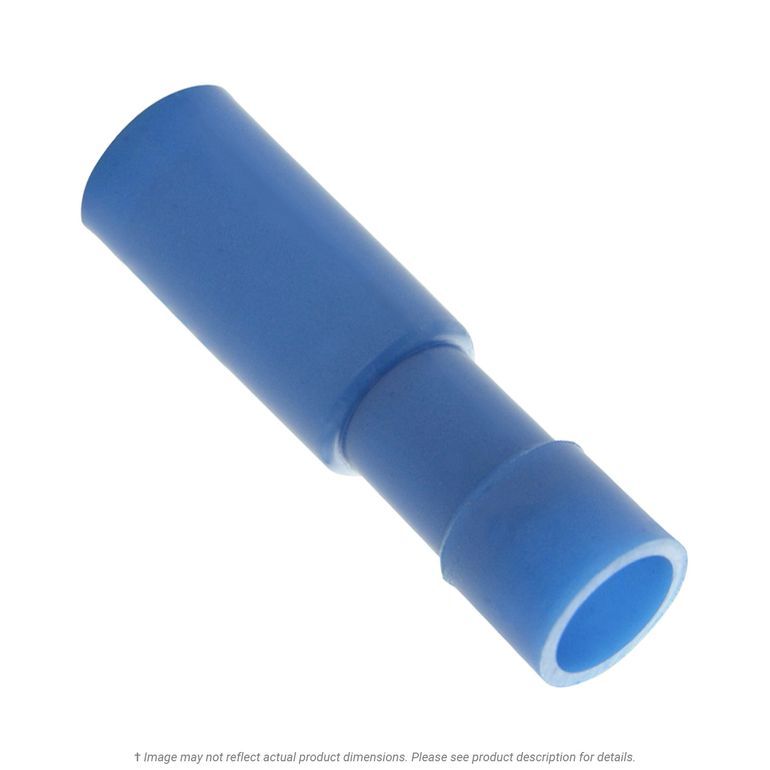 Nylon Snap Plug Receptacle Blue 1614 AWG 0.180" Diameter K.L. Jack