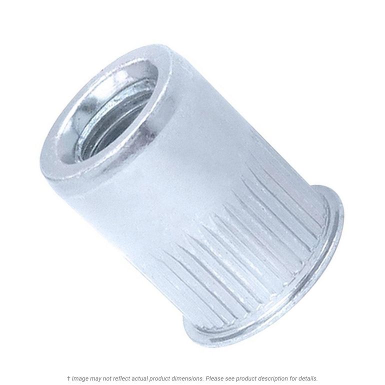 1/4"20 Aluminum Ribbed Rivet Nut K.L. Jack