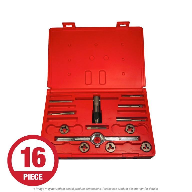 Viking 50140 HiCarbon Metric Tap & Hex Die Set (16 Piece) K.L. Jack