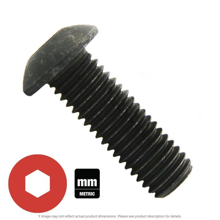 M81.25 x 25mm Button Head Socket Cap Screw K.L. Jack
