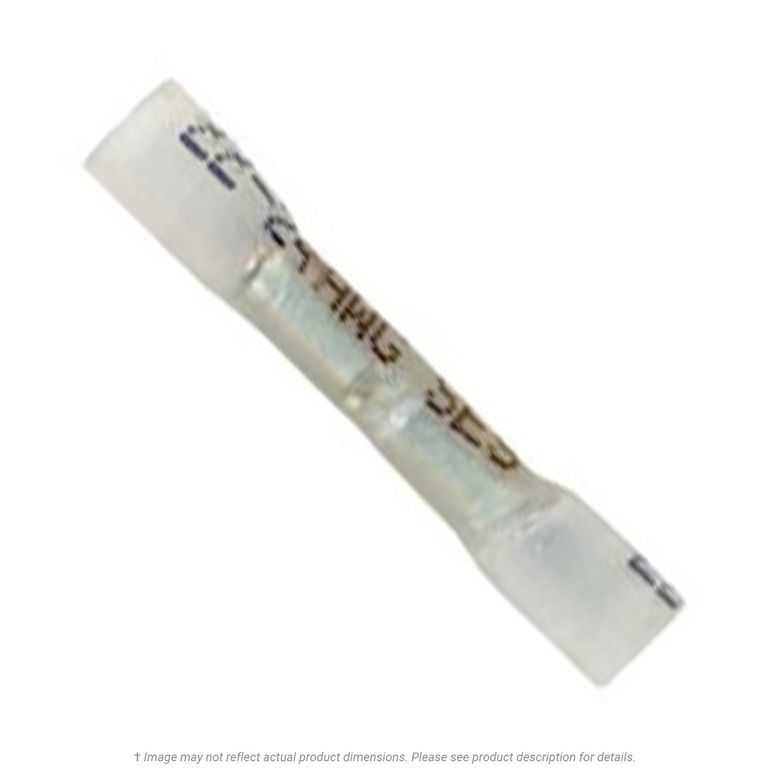 Heat Shrink Butt Connector Clear 2422 AWG K.L. Jack