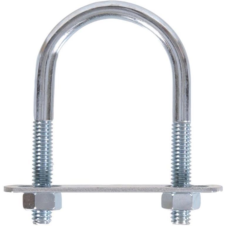 Zinc Plated UBolt 21/2" Pipe x 5" Deep 10 Per Box K.L. Jack