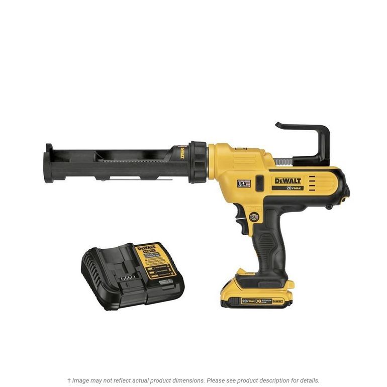 DeWalt 20V 10oz/300ml Adhesive Gun Kit K.L. Jack