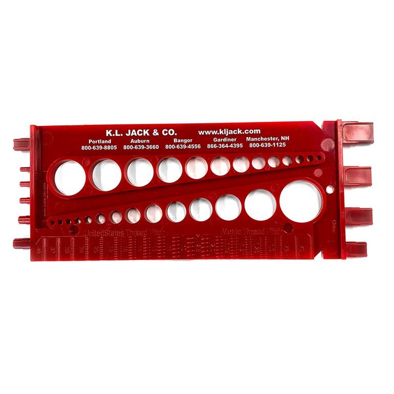 Plastic Bolt/Nut Gauge K.L. Jack