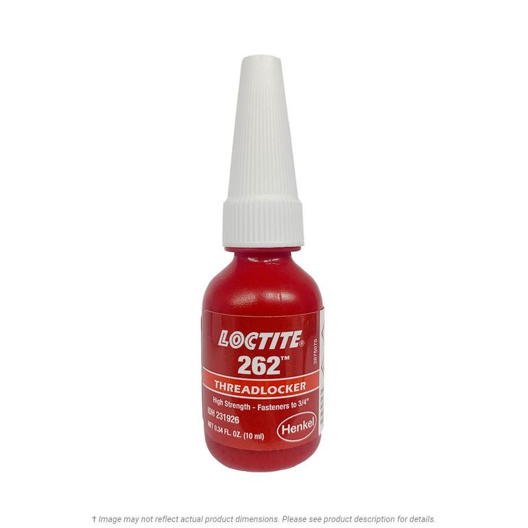 262 Red Threadlocker Permanent 50 ml Bottle | K.L. Jack