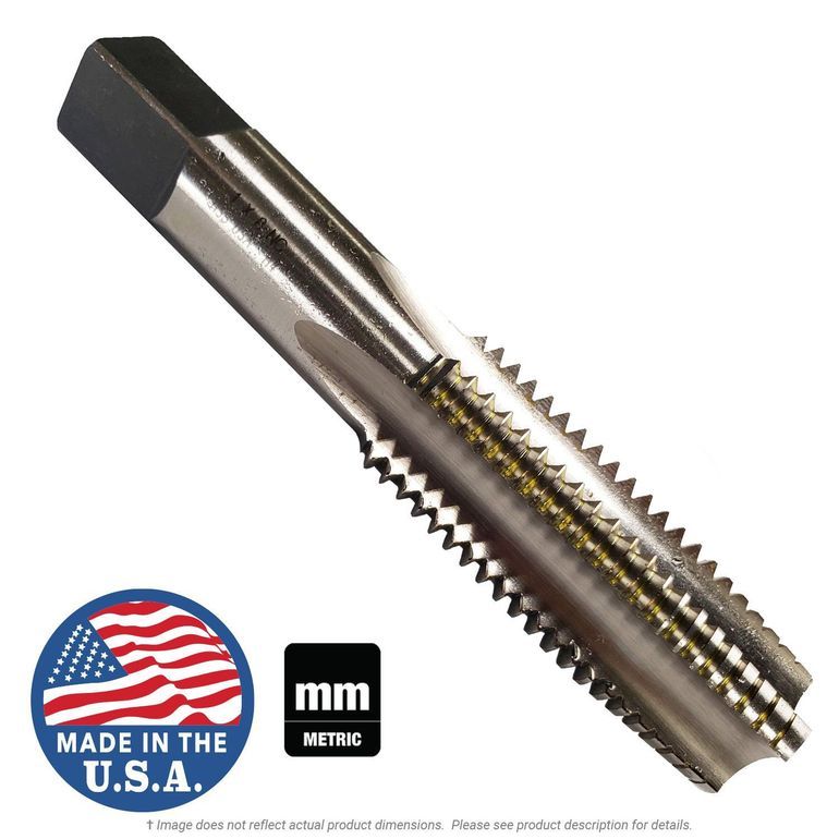 WTT M14 X 1.5 HSS Tap - Right Hand, Ground Thread, Straight Flute