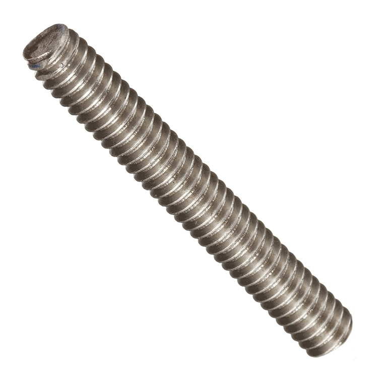 1 8 X 6 Feet Threaded Rod ASTM A307 Grade A Plain Finish K L Jack