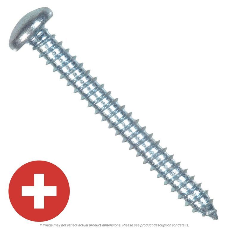 100 Pack #6 X 3/4 Stainless Steel Sheet Metal Screws – Phillips Pan Head, Type A, 18-8 Grade
